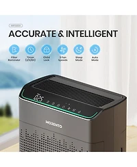 Morento Smart Hepa Air Purifier for Home, Voice & App Contorl, PM2.5 Display, Quality Monitor, Up to 1290 Sqft