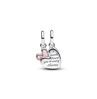 Pandora Splitable Mother Daughter Dangle Sterling Silver Charms