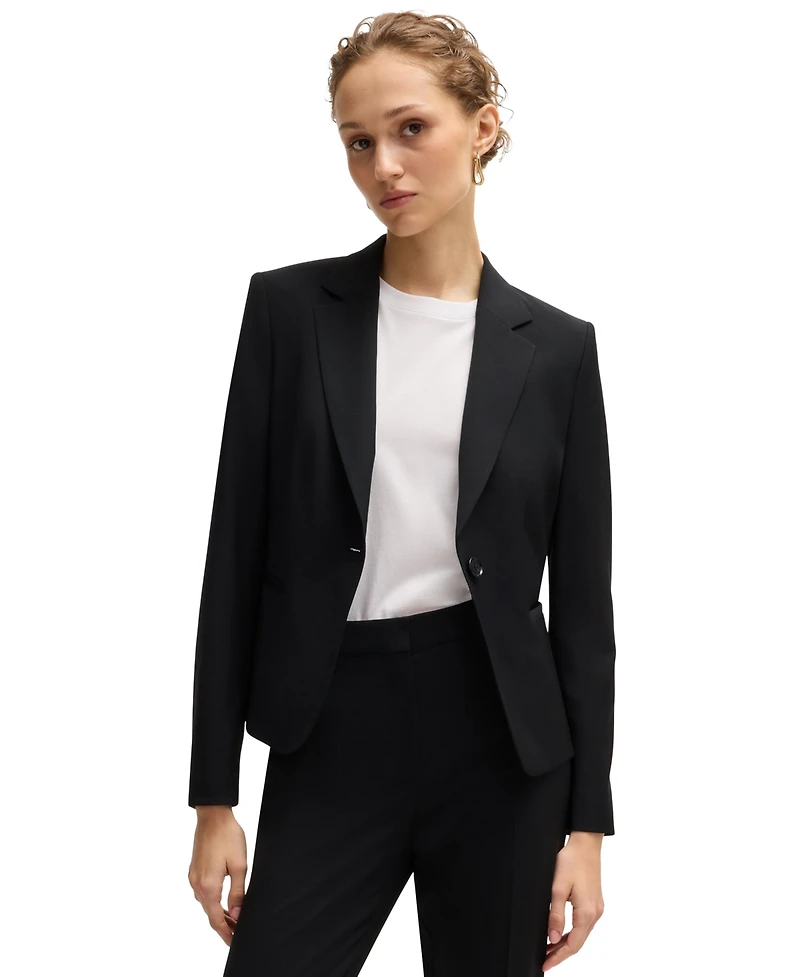 Boss by Hugo Women's Regular-Fit Button-Up Jacket