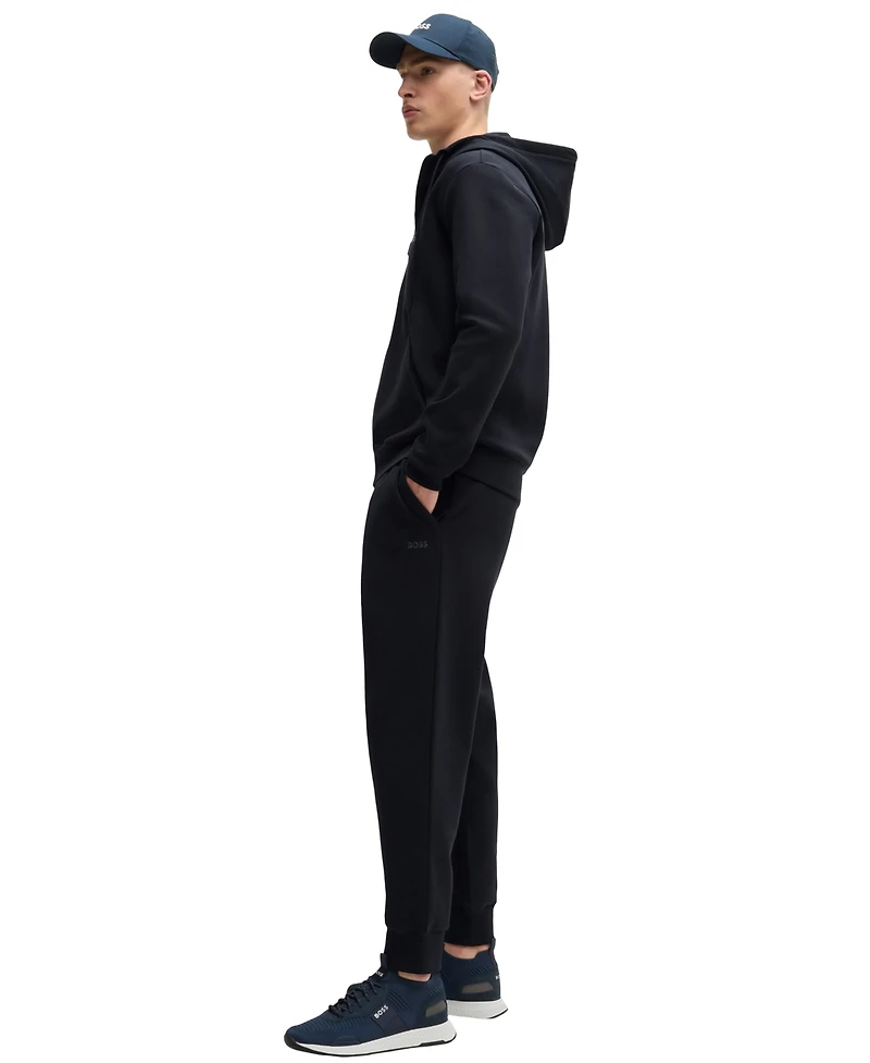 Boss by Hugo Men's Logo Print Zip-Up Hoodie