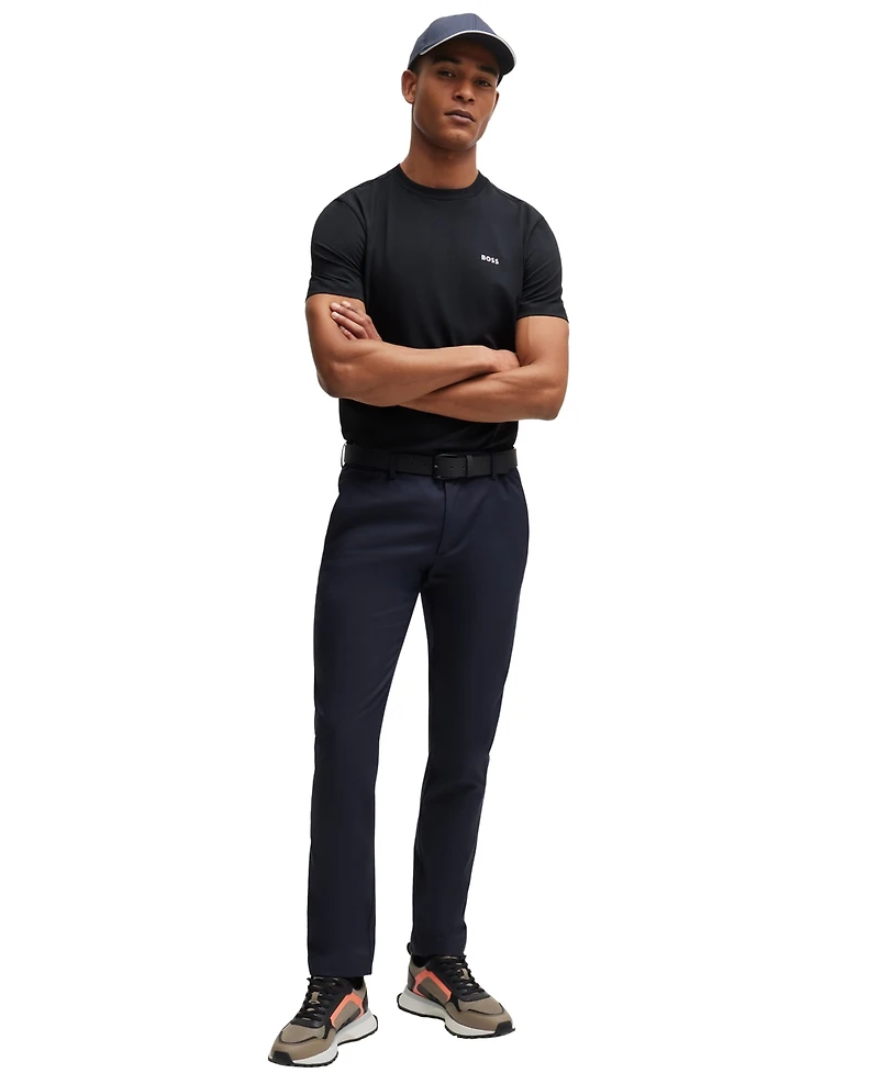 Boss by Hugo Men's Contrast Logo Regular-Fit T-Shirt