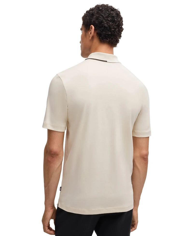 Boss by Hugo Boss Men's Zip-Neck Interlock Polo