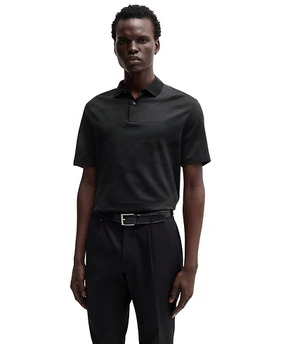 Boss by Hugo Men's Jacquard Polo