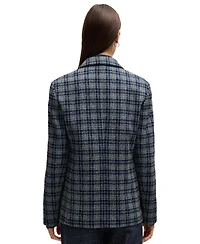Boss by Hugo Women's Relaxed-Fit Double-Breasted Jacket