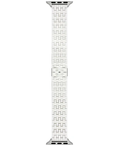 Tory Burch Women's The Eleanor White Ceramic Bracelet For Apple Watch 38-46mm