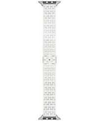 Tory Burch Women's The Eleanor White Ceramic Bracelet For Apple Watch 38-46mm