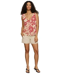 Sanctuary Women's The Time Off Printed Sleeveless Top
