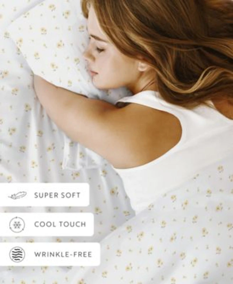 Kaycie Gray Printed Microfiber Sheet Sets
