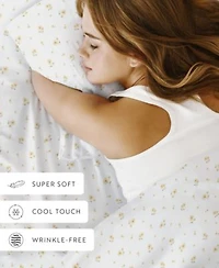 Kaycie Gray Printed Microfiber Sheet Sets