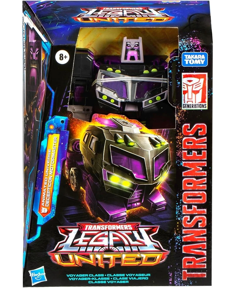 Animated Universe Decepticon Motormaster Legacy Voyager Class | Transformers Generations Legacy