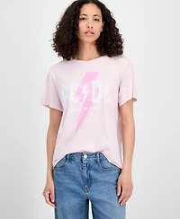Grayson Threads, The Label Juniors' Crewneck Ac/Dc T-Shirt