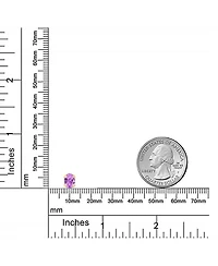 1.6Ct Oval Shaped Purple Amethyst Gemstone Stud Earrings Real 14K Yellow Gold February Birthstone