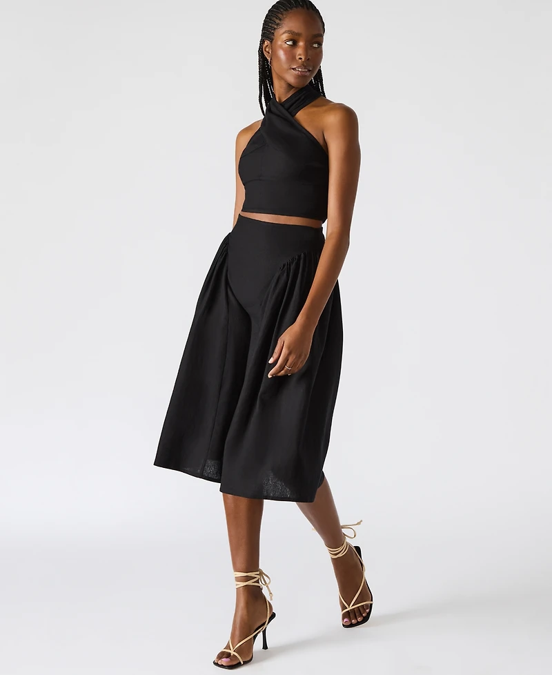 Steve Madden Women's Winnie Halter Crop Top