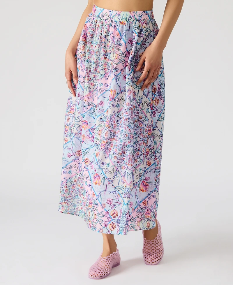 Steve Madden Women's Carly Printed Cotton Maxi Skirt