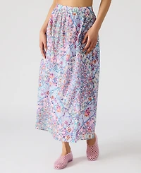 Steve Madden Women's Carly Printed Cotton Maxi Skirt