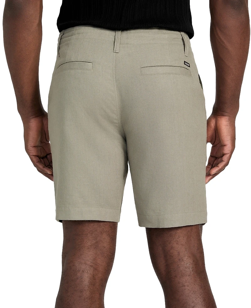 Guess Men's Fletcher Relaxed-Fit Textured 8" Shorts