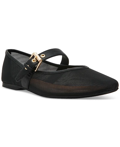 Dv Dolce Vita Women's Mulaney Mesh Buckle Mary Jane Flats