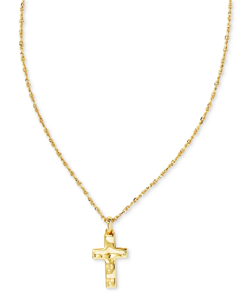 Kendra Scott Amelia Gold-Tone Crystal Cross Necklace Gift Set