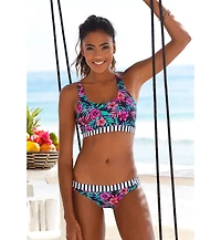 Lascana Women's Mixed Print Classic Bikini Swimsuit Bottom