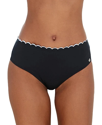 Lascana Women's Scalloped Classic Bikini Swimsuit Bottom