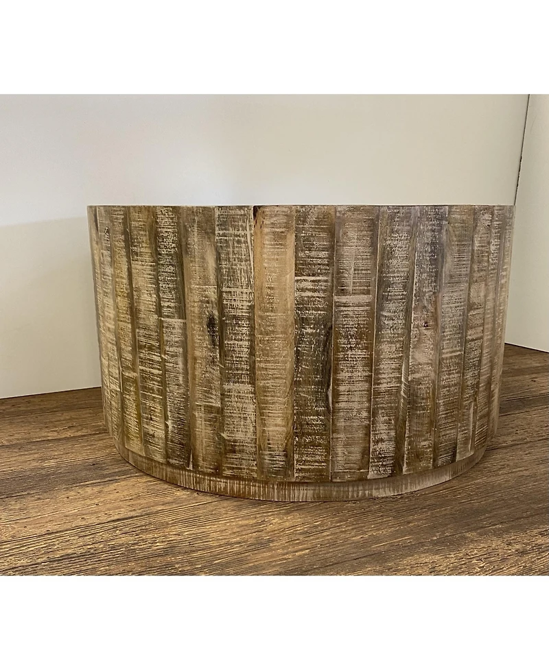 Solid Wood Round Coffee Table for Living Room or Lounge Area
