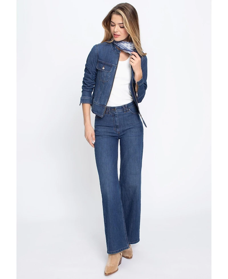 Olsen Women's Anna Fit Wide Leg Jean