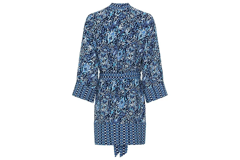 Olsen Women's Ikat Print Kimono Robe