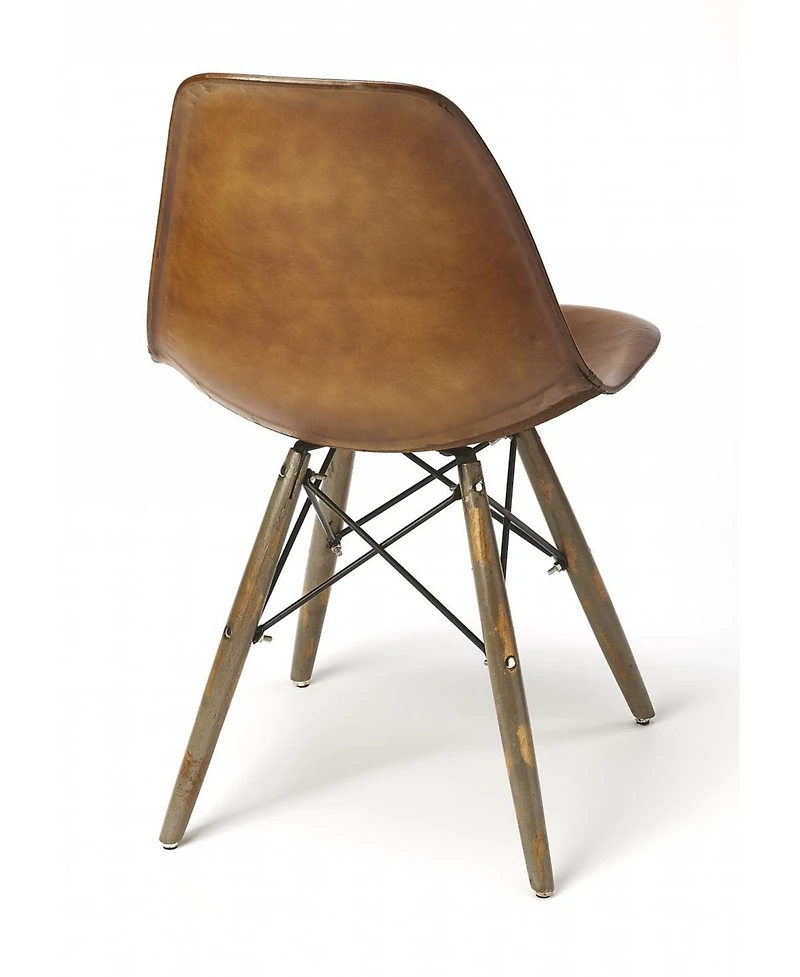 Stylish Faux Leather Upholstered Side Chair for Modern Spaces