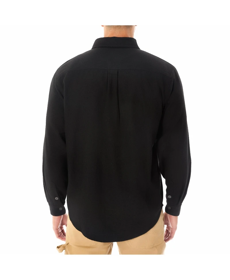 Smith's Workwear Men's Long Sleeve Extra Heavyweight Chamois Flannel Shirt