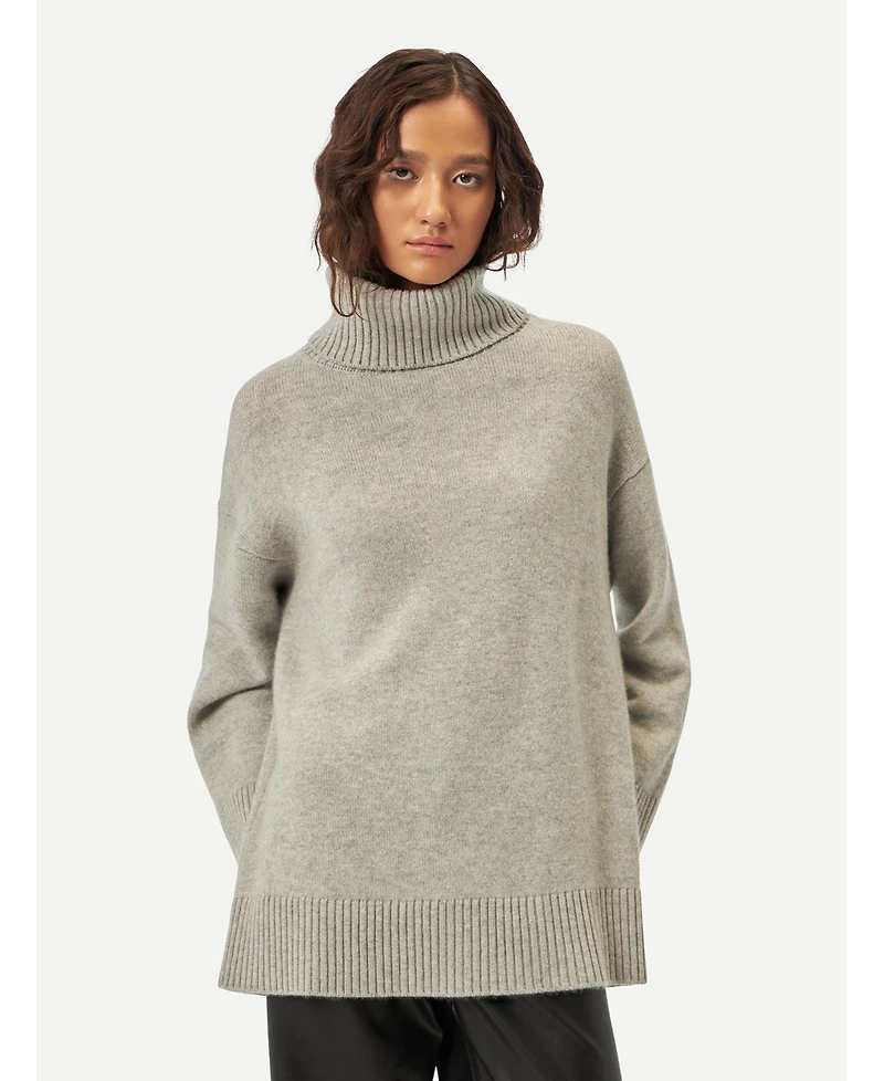 Gobi Cashmere Women's Roll-Neck Sweater
