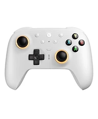 8BitDo Ultimate 2 Bluetooth Wireless Controller with Hall Effect Triggers, Tmr Joysticks and Integrated Charging Dock - White - 81HE01