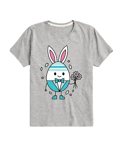 Hybrid Toddler Boys Happy Easter Bunny Egg Graphic T-Shirt