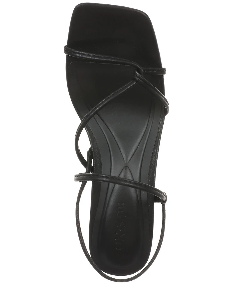 On 34th Women's Cloverr Strappy Block-Heel Sandals, Created for Macy's