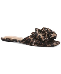 On 34th Women's Jazminn Bow Slip-On Slide Flat Sandals, Created for Macy's