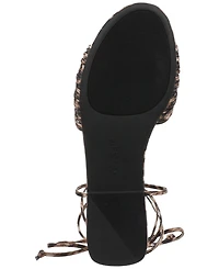On 34th Women's Jenniee Knot Lace-Up Flat Sandals, Exclusively at Macy's