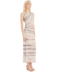 Donna Morgan Women's Boat-Neck Sleeveless Bodycon Dress
