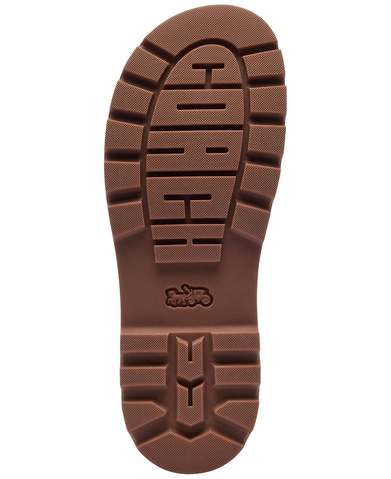 Coach Women's Sculpted C Leather Fisherman Sandals