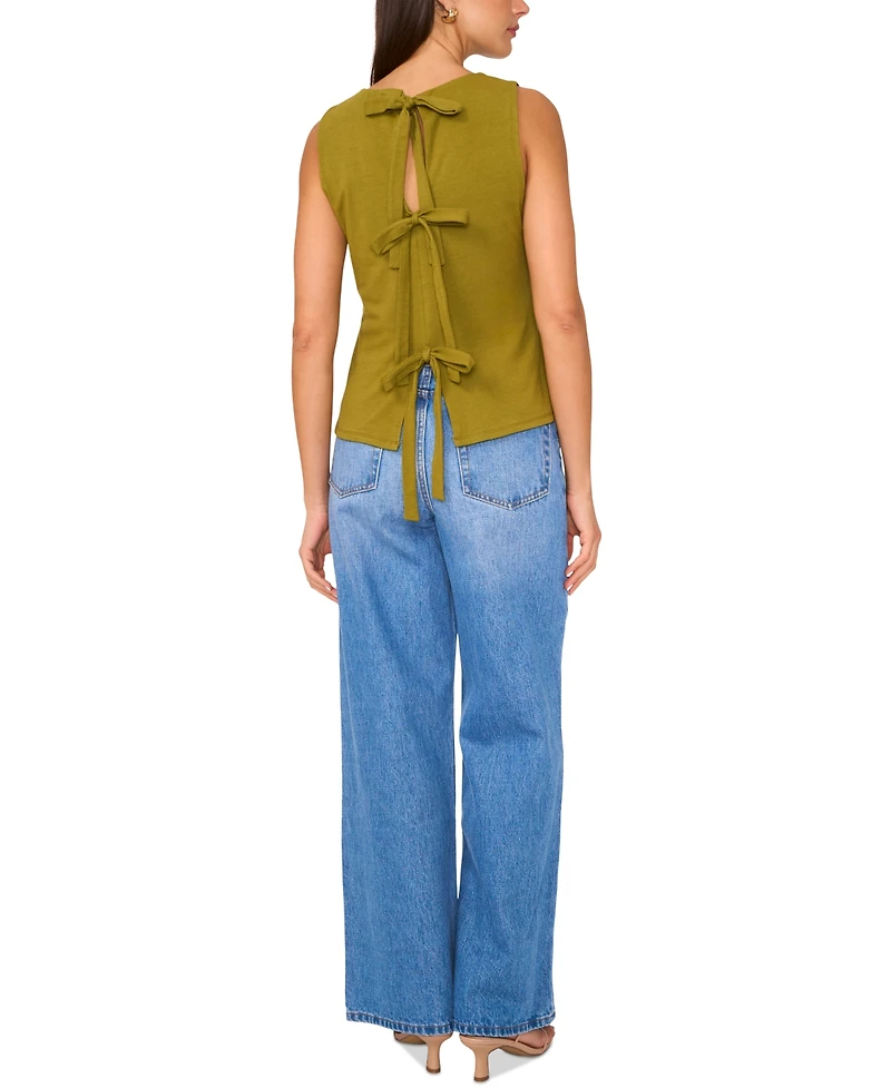 1.state Women's Tie-Back Sleeveless Top