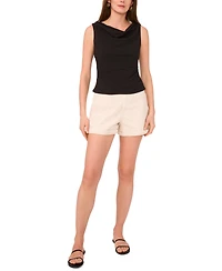 1.state Women's Double Cowl-Neck Tank