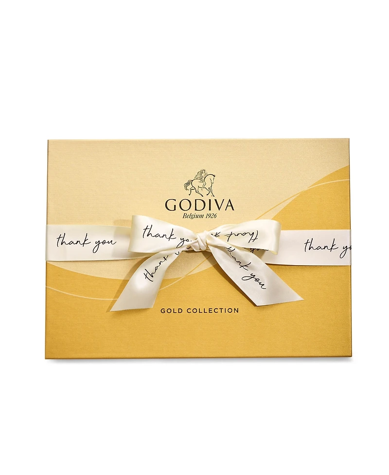 Godiva Assorted Milk Chocolate Gift Box with Thank you Ribbon, 36 Pieces