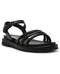 Anne Klein Women's Ellen Strappy Footbed Flat Sandals