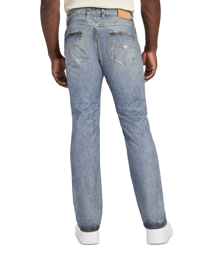 Guess Men's Rodeo Digitally Printed Stretch Regular-Fit Jeans