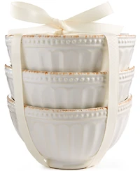 Lenox French Perle Groove Mini Bowls, Set of 3