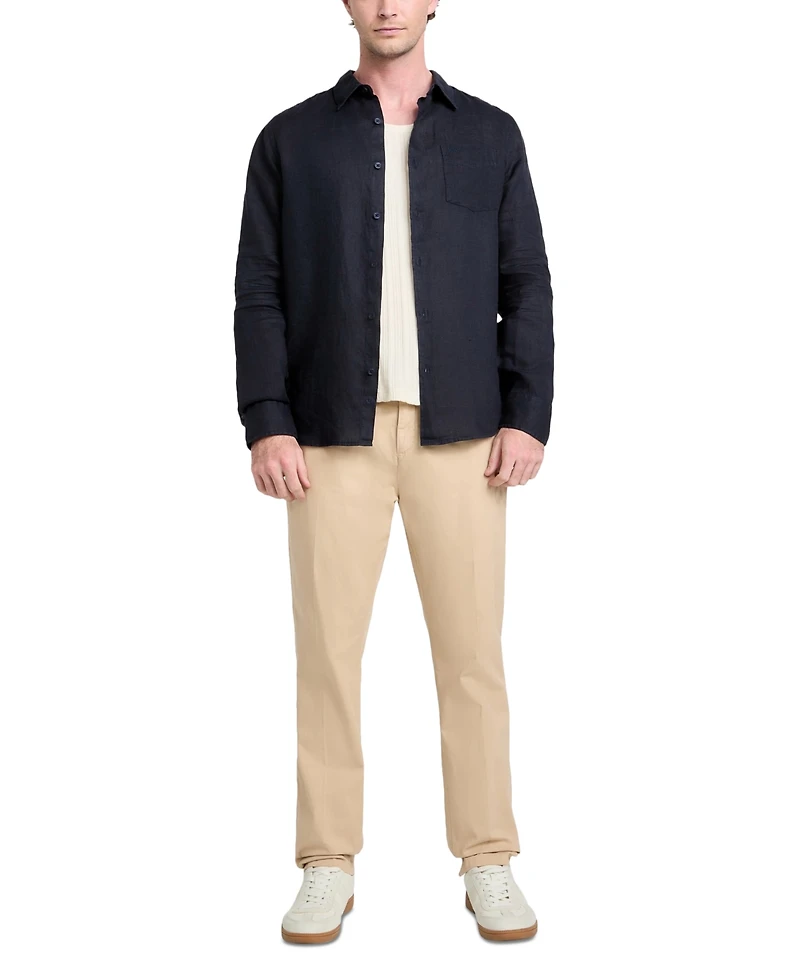 Guess Men's Napa Relaxed-Fit Textured Button-Down Shirt