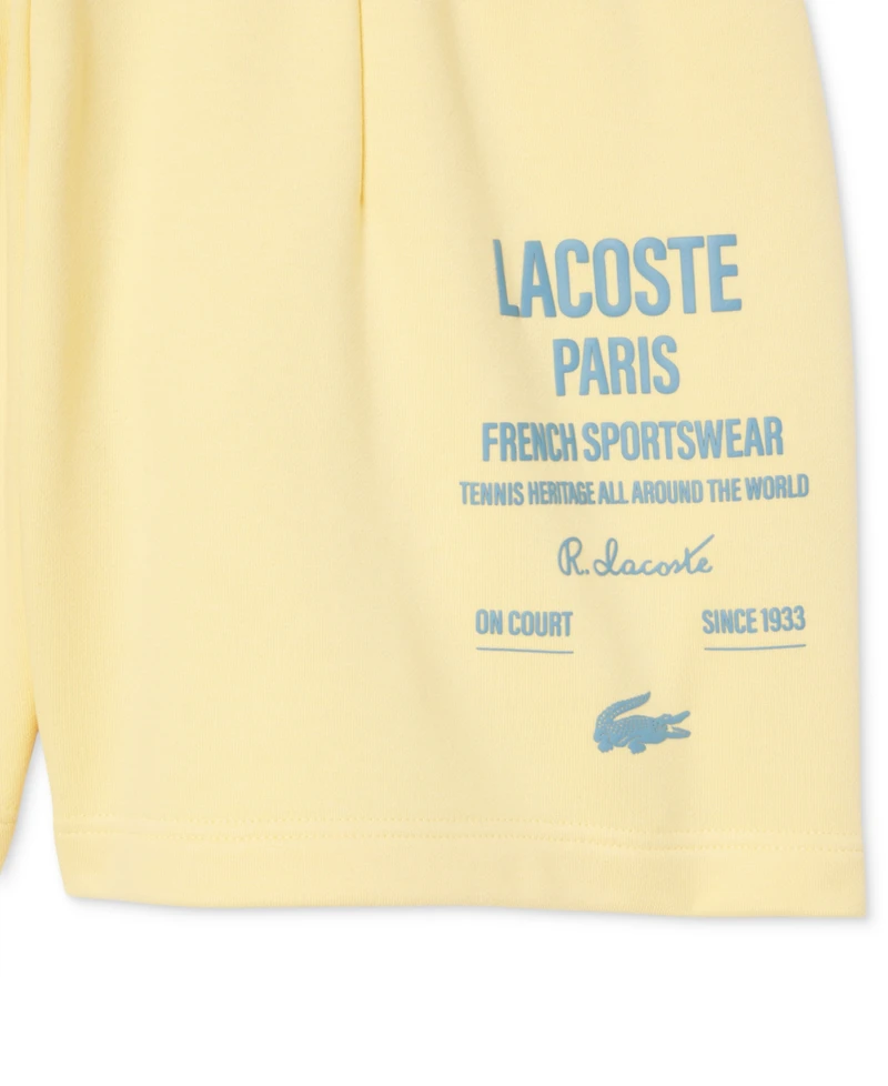 Lacoste Usa Women's Logo Sweat Shorts