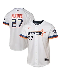 Nike Big Boys and Girls Jose Altuve White Houston Astros 2025 City Connect Limited Player Jersey