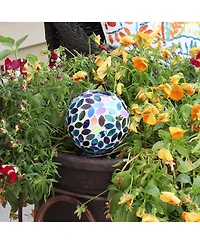Glass Mosaic Watering Globe for Plants and Flowers