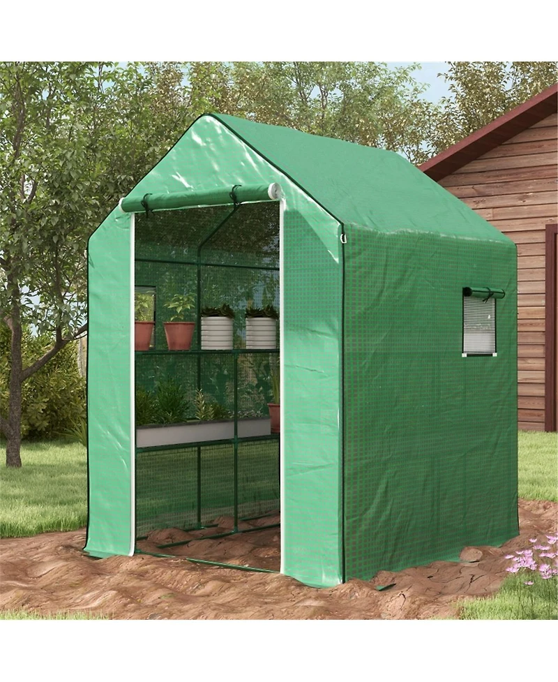 Mini Greenhouse – Compact and Convenient Growing Space for Indoor Plants, Herbs, and Seedlings
