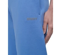Dkny Sport Women's Studded-Logo Cropped Pants
