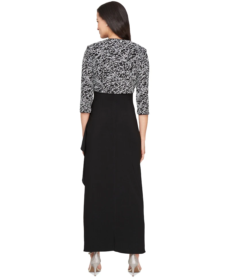 Alex Evenings Petite Empire-Waist Gown & Bolero Jacket